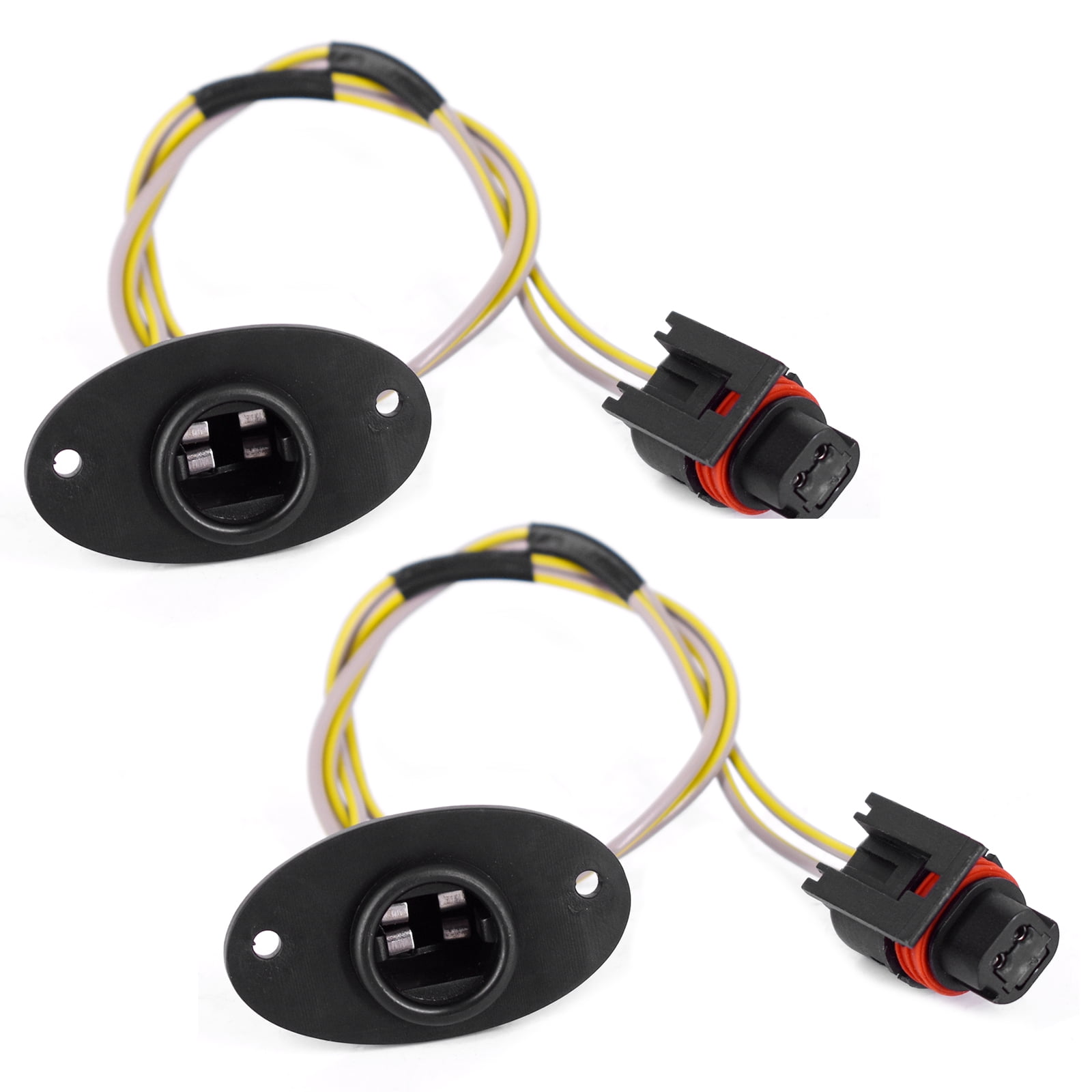 2 License Plate Light Wire Harnesses Rear Fits for 19942002 Dodge Ram 1500 2500 3500 Replaces