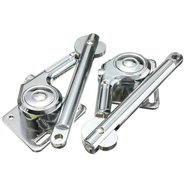2 Lift Up Lid Support Door Stay Piston Hinge Kitchen Cupboard