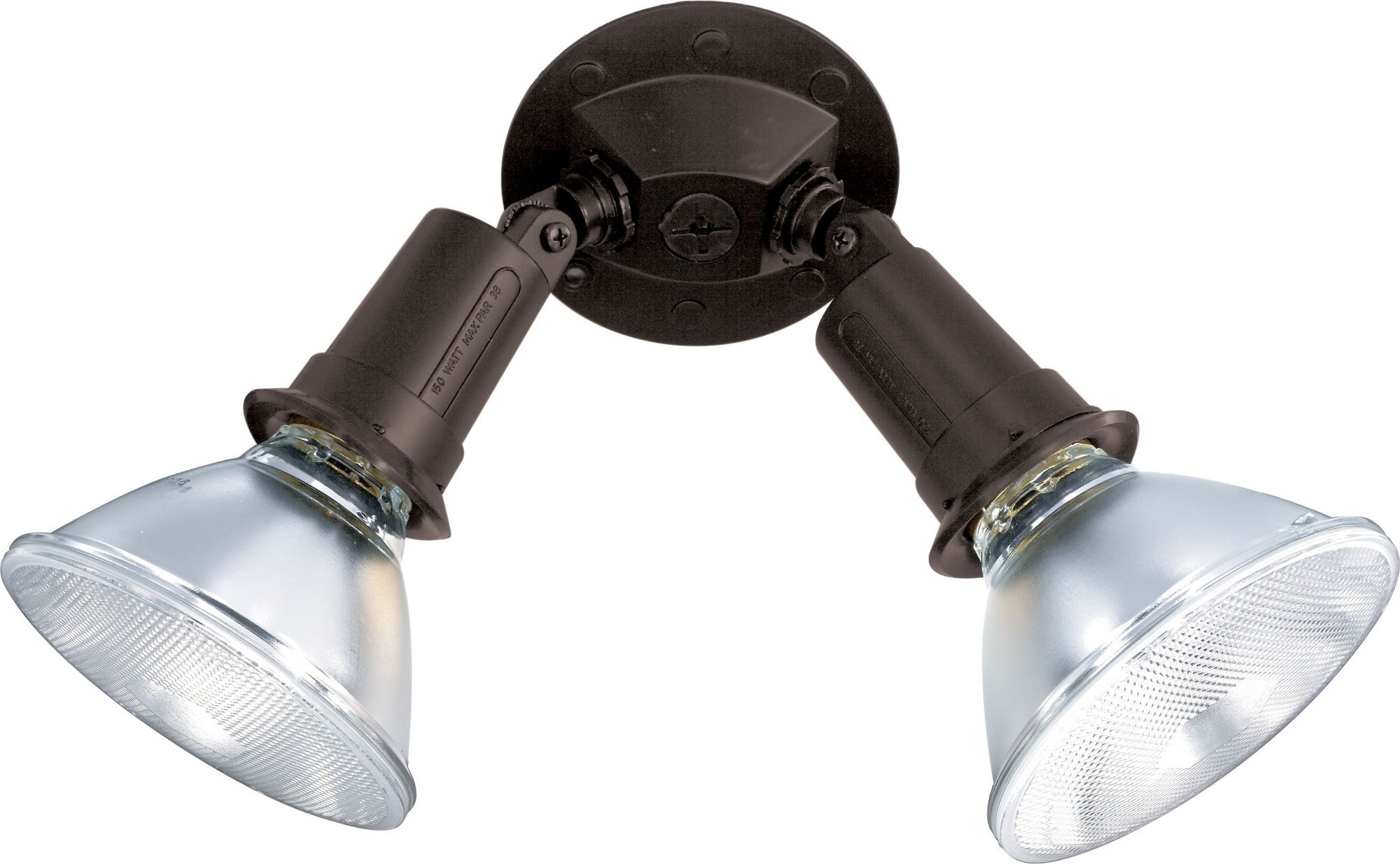 2 Light - 10" - Flood Light, Exterior - PAR38 w/Adjustable Swivel