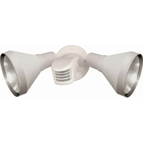 2 Light - 14" - PAR38 Exterior Flood Light w/Adjustable Swivel & Motion Sensor