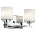 thumbnail image 1 of 45501CH Kichler Lighting O Hara - 2 Light Bath Bar - With Transitional Inspirations - 6.25 Inches Tall By 13 Inches Wide, 1 of 2