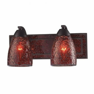 Red bathroom light fixture 2025