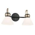 thumbnail image 1 of 2 Light Bath Vanity-9.5 inches Tall and 19.25 inches Wide-Black Finish Bailey Street Home 147-Bel-5016759, 1 of 1