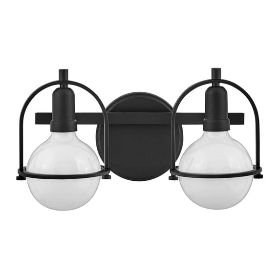 2 Light Bath Vanity-Black Finish Hinkley Lighting 53772Bk