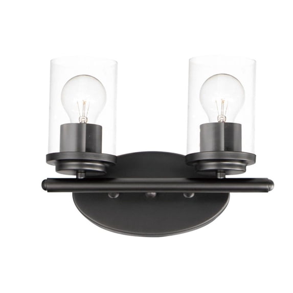 Maxim Lighting - Corona - 2 Light Bath Vanity-Black Finish