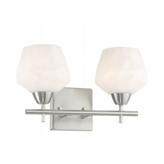 2 Light Bath Vanity-Brushed Nickel Finish Minka Lavery 3172-84