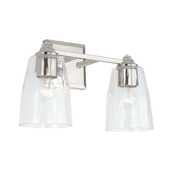 2 Light Bath Vanity Capital Lighting 141821Pn-509