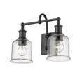 thumbnail image 1 of 2 Light Bath Vanity In Industrial Style-12.25 Inches Tall And 16 Inches Wide Z-Lite 734-2V-Mb, 1 of 5