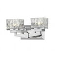 thumbnail image 1 of 2 Light Bath Vanity In Metropolitan Style 13.5 Inches Wide By 6.5 Inches High-Chrome Finish Z-Lite 1927-2V-Ch, 1 of 4