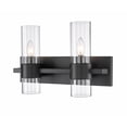 thumbnail image 1 of 2 Light Bath Vanity In Modern Style-11 Inches Tall And 17 Inches Wide-Matte Black Finish Z-Lite 343-2V-Mb, 1 of 2