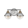 thumbnail image 1 of Hinkley 5172PN Fletcher LED 2-Light Modern Bathroom Vanity Light 16" Nickel, 1 of 10