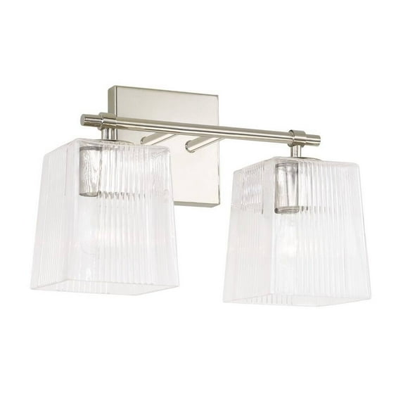 2 Light Bath Vanity-Polished Nickel Finish Capital Lighting 141721Pn-508
