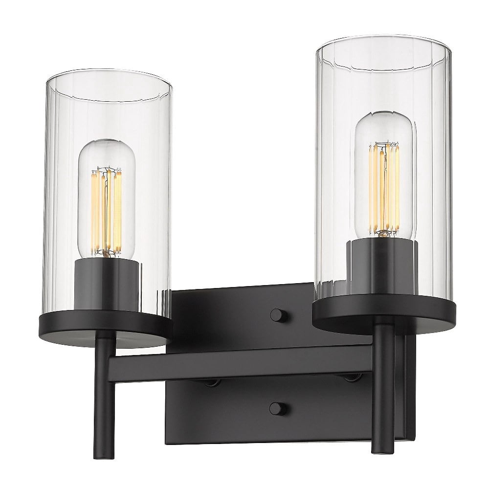 2 Light Bathroom Light Fixture in Classic Style 11.38 inches High By 13 inches Wide Bailey Street Home 170-Bel-4476367
