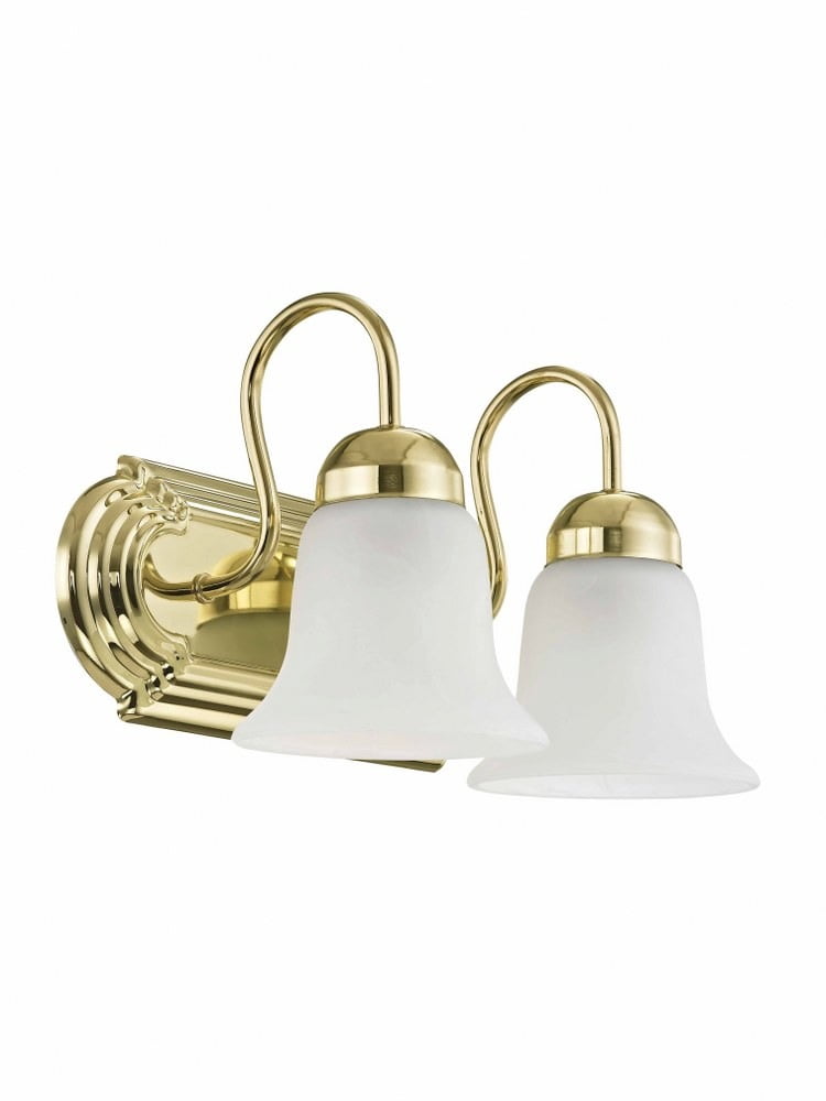 2 Light Bathroom Light Fixture in Traditional Style 14 inches Wide By 8 inches High Bailey Street Home 218-Bel-1653380