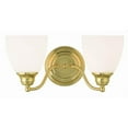 thumbnail image 1 of 2 Light Bathroom Light in Traditional Style 15.25 inches Wide By 7 inches High-Polished Brass Finish Bailey Street Home 218-Bel-1764354, 1 of 1