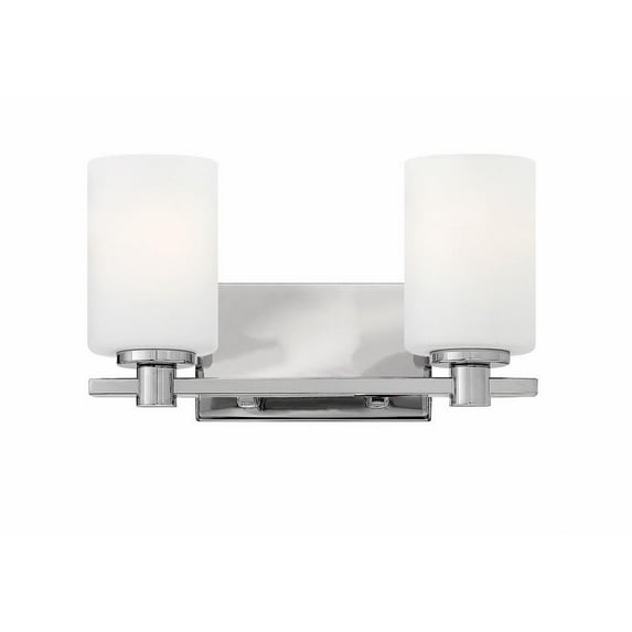 2 Light Bathroom Vanity in Transitional Style 13.25 inches Wide By 7.5 inches High-Chrome Finish Bailey Street Home 81-Bel-1903384