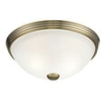 thumbnail image 1 of 2-Light Ceiling Light in Warm Brass, 1 of 5