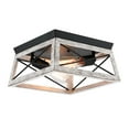 thumbnail image 1 of 2-Light Farmhouse Flush Mount Ceiling Light Metal Light Fixture for Kitchen, Hallway, Bedroom, Living Room, Foyer, 1 of 9