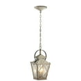 thumbnail image 1 of 2 Light Farmhouse Foyer Lantern with Clear Seeded Glass Bailey Street Home 147-Bel-1044855, 1 of 3