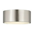thumbnail image 1 of 2 Light Flush Mount-Brushed Nickel Finish-Brushed Nickel Shade Color Z-Lite 2302F2-Bn, 1 of 4