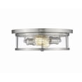 thumbnail image 1 of 2 Light Flush Mount In Art Moderne Style 13.75 Inches Wide By 5 Inches High Z-Lite 462F14-Bn, 1 of 4