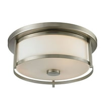 2 Light Flush Mount In Midcentury Style-4.88 Inches Tall And 13.75 Inches Wide Z-Lite 412F14