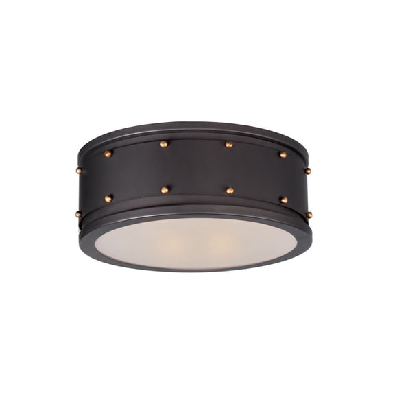 25160OIAB Maxim Lighting Trestle - 2 Light Flush Mount
