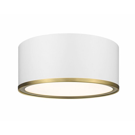 2 Light Flush Mount Z-Lite 2303F2-Mw-Rb