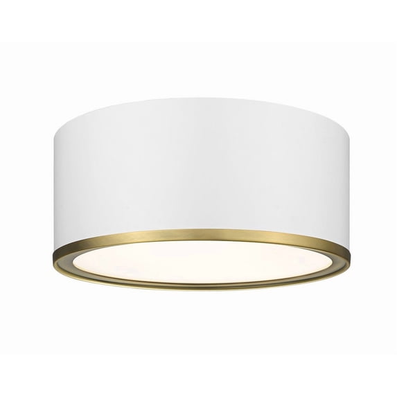 2 Light Flush Mount Z-Lite 2303F2-Mw-Rb