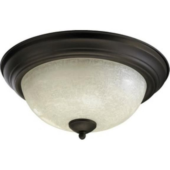 2 Light Flush Mount in Transitional Style 13.5 inches Wide By 6.5 inches High Bailey Street Home 183-Bel-599680