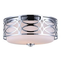 IFM173B12CH Canarm Inc Drake - 2 Light Flush Mount-5.75 Inches Tall and 11.75 Inches Wide