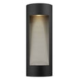 thumbnail image 1 of 2 Light Large Outdoor Wall Lantern in Modern Style 9 inches Wide By 24 inches High Satin Black Led 2 Light Large Outdoor Wall Lantern in Modern Style, 1 of 10