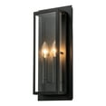 thumbnail image 1 of 2-Light Modern outdoor wall sconce, 1 of 9