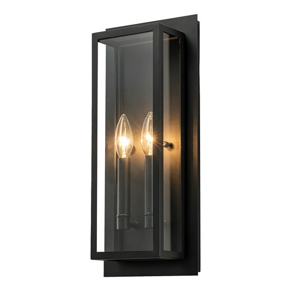 2-Light Modern outdoor wall sconce