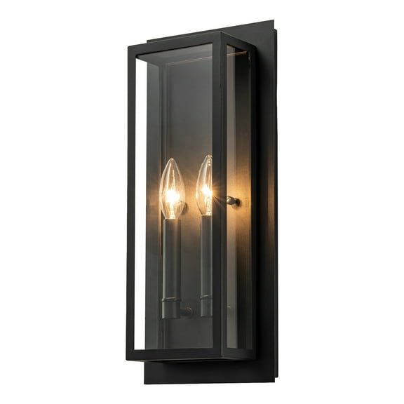2-Light Modern outdoor wall sconce