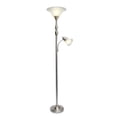 thumbnail image 1 of 2 Light Mother Daughter Floor Lamp with White Marble Glass, Gold, 1 of 1