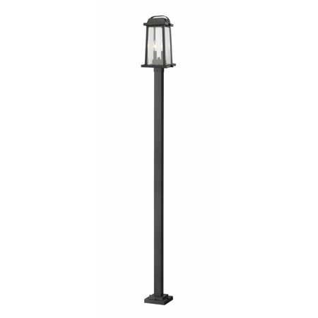 2 Light Outdoor Post Mount Lantern in Period Inspired Style 12.5 inches Wide By 110.25 inches High Bailey Street Home 372-Bel-3173717
