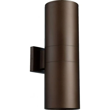2 Light Outdoor Wall Lantern in Contemporary Style-17.25 inches H X 5.75 inches W-Oiled Bronze Finish Bailey Street Home 183-Bel-1861727