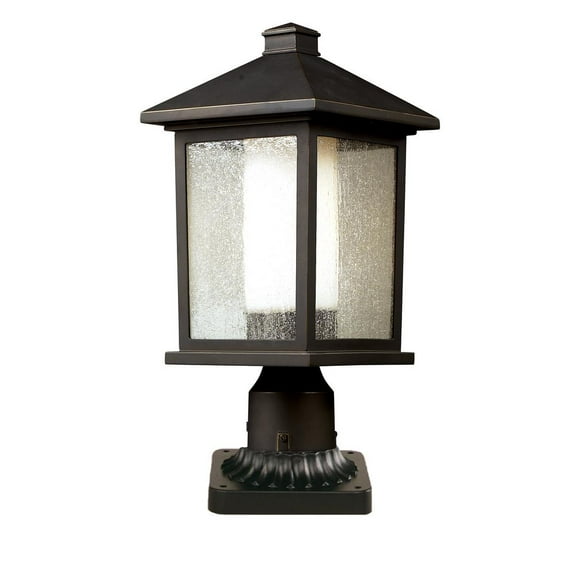 2 Light Outdoor Wall Mount In Transitional Style 9.5 Inches Wide By 17.75 Inches High-Black Finish Z-Lite 568B-Bk