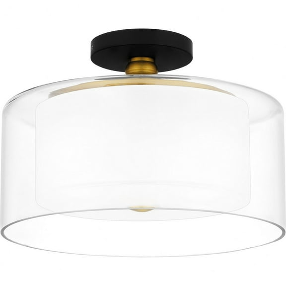 Quoizel Lighting - Rowland - 2 Light Semi-Flush Mount In Modern Style-9.75