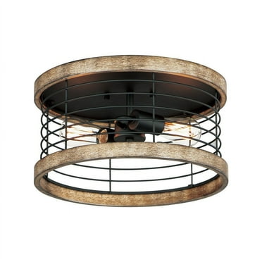 2 Light Semi-Flush Mount Maxim Lighting 12510Dwbk