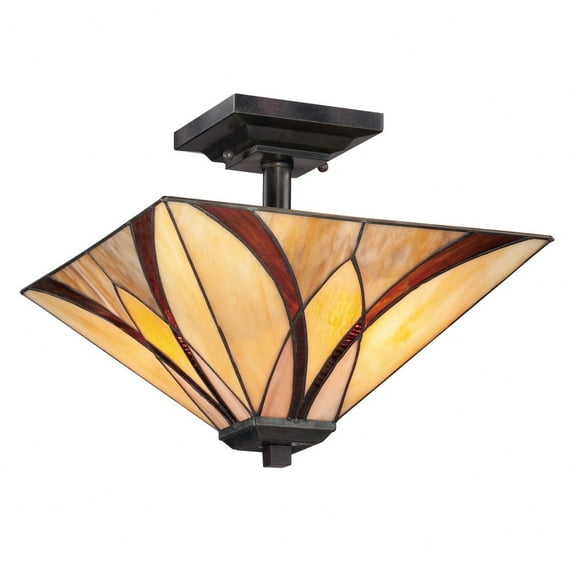 TFAS1714VA Quoizel Lighting Asheville - 2 Light Semi-Flush Mount