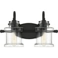 thumbnail image 1 of 2 Light Transitional Vanity Light Fixture-Earth Black Finish Bailey Street Home 71-Bel-3300205, 1 of 4