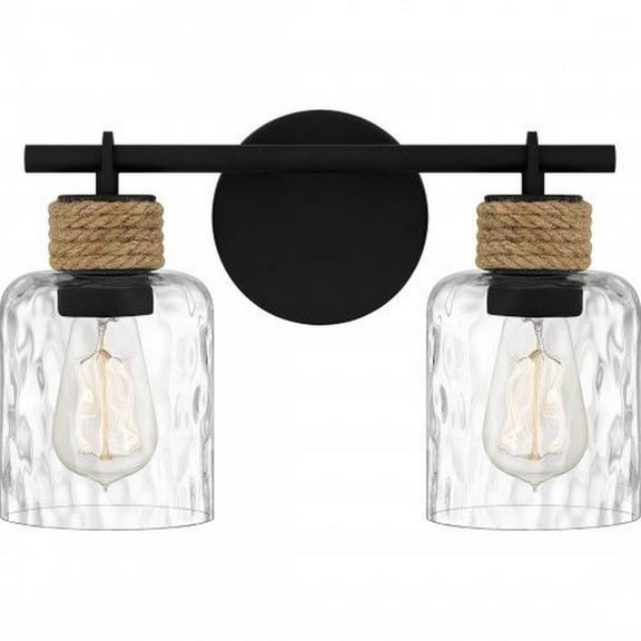 2 Light Vanity Light in Coastal Style-9.25 inches Tall and 14.5 inches Wide Bailey Street Home 71-Bel-4961717
