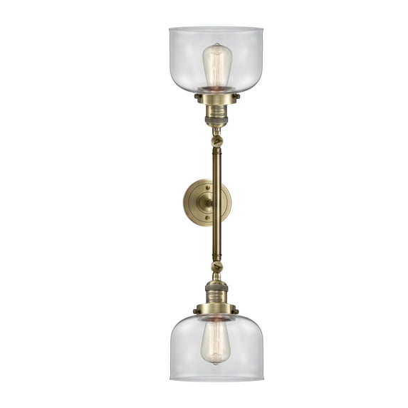 2 Light Vertical Bath Vanity Light