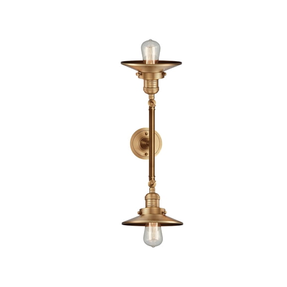 2 Light Vertical Bath Vanity Light