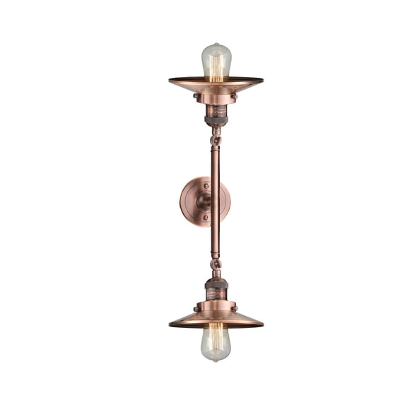 2 Light Vertical Bath Vanity Light