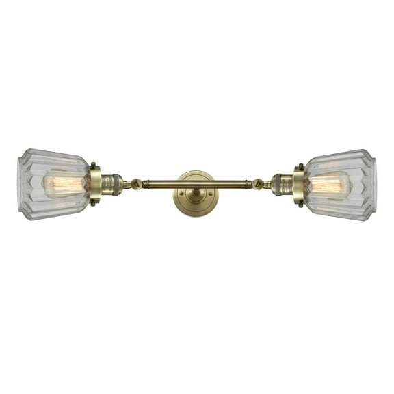 2 Light Vertical Bath Vanity Light