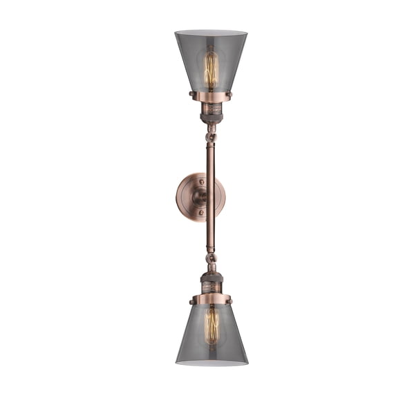 2 Light Vertical Bath Vanity Light