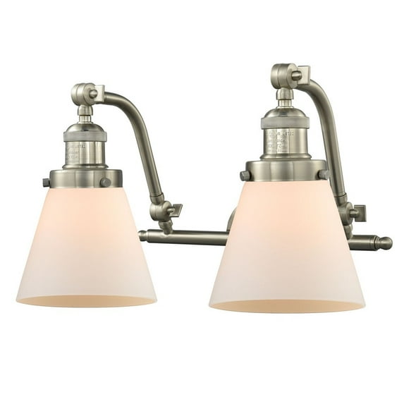 2 Light Vintage Dimmable Led Bathroom Fixture